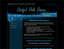 Tablet Screenshot of cindy-poledance.de